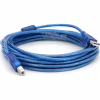 Кабель для принтера USB 2.0 AM/BM 5.0m ferrite blue Ritar (YT-AM/BM-5.0TBL) - Image 1