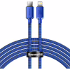 Дата кабель USB-C to Lightning 2.0m 20W blue Baseus (CAJY000303) - Image 1