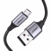 Дата кабель USB 2.0 AM to Micro 5P 1.5m 2A US290 black Ugreen (60147) - Image 1