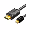 Кабель мультимедійний miniDisplayPort M to DisplayPort M 1.5m MD105 black Ugreen (10477) - Image 1