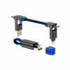 Дата кабель 6in1 inCharge X 0,14m 100W blue Rolling Square (X02WR) - Image 1