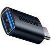 Перехідник OTG USB 3.1 AF to USB-C blue Baseus (ZJJQ000003) - Image 1
