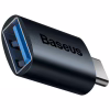 Переходник OTG USB 3.1 AF to USB-C blue Baseus (ZJJQ000003) - Image 1