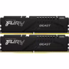 Модуль памяти для компьютера DDR5 32GB (2x16GB) 5200 MHz Beast Black Kingston Fury (ex.HyperX) (KF552C40BBK2-32) - Image 1