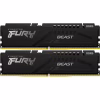 Модуль памяти для компьютера DDR5 32GB (2x16GB) 5200 MHz Beast Black Kingston Fury (ex.HyperX) (KF552C40BBK2-32) - Image 1