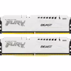 Модуль пам'яті для комп'ютера DDR5 32GB (2x16GB) 5200 MHz FURY Beast White Kingston Fury (ex.HyperX) (KF552C40BWK2-32) - Image 1