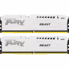 Модуль пам'яті для комп'ютера DDR5 32GB (2x16GB) 5200 MHz FURY Beast White Kingston Fury (ex.HyperX) (KF552C40BWK2-32) - Image 1