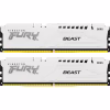 Модуль пам'яті для комп'ютера DDR5 64GB (2x32GB) 5600 MHz FURY Beast White Kingston Fury (ex.HyperX) (KF556C40BWK2-64) - Image 1
