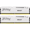 Модуль памяти для компьютера DDR5 64GB (2x32GB) 5600 MHz FURY Beast White Kingston Fury (ex.HyperX) (KF556C40BWK2-64) - Image 1