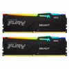 Модуль памяти для компьютера DDR5 64GB (2x32GB) 5200 MHz Beast RGB EXPO Black Kingston Fury (ex.HyperX) (KF552C40BB2AK2-64) - Image 1