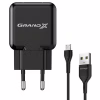 Зарядний пристрій Grand-X CH-03UMB (5V/2,1A + DC cable Micro USB) Black (CH-03UMB) - Image 1