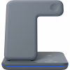 Зарядное устройство Canyon WS-303, 3in1 Wireless Dark Grey (CNS-WCS303DG) - Image 1