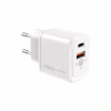 Зарядний пристрій Intaleo 30W GAN USB-C PD+USB-A QC 3.0 white (1283126578274) - Image 1