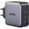 Зарядний пристрій Ugreen 4xUSB 100W (3xUSB-C+USB-A) Gan Tech Fast GAN Charger black CD226 (40747) - Image 1