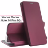 Чехол для мобильного телефона BeCover Exclusive Xiaomi Redmi Note 14 Pro 4G Red Wine (713525) - Image 1