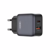 Зарядний пристрій XO L156 USB-C PD30W + USB-A QC3.0 Black (L156.black) - Image 1