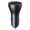 Зарядний пристрій Baseus 1xUSB + 2xUSB-C 65W Golden Contactor Pro dark gray (CGJP010013) - Image 1