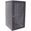 Шкаф настенный Hypernet 18U 19" 600x450 (WMNC-18U-FLAT-BLACK) - Image 1