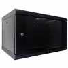 Шафа настінна Hypernet 6U 19" 600x500 (WMNC-500-6U-FLAT-BLACK) - Image 1