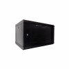 Шафа настінна Hypernet 6U 19" 600x500 (WMNC-500-6U-FLAT-BLACK) - Image 1