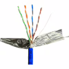 Кабель сетевой GEAR FTP 100м, cat.5e, CCA(25), 4*2*0,51, PVC, indoor, blue (GEC-FTPCCA25051100) - Image 1