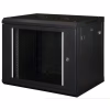 Шафа настінна Hypernet 9U 19" 600x600 ProLine (PL-WMNC66-9U-BLACK) - Image 1