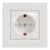 Розетка Schneider Electric ASFORA зі штор. біла (EPH2900221) - Image 1