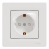 Розетка Schneider Electric ASFORA зі штор. біла (EPH2900221) - Image 1