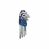 Ключ Стандарт TORX Г-подібний з отвором 9шт. (TKS0901) - Image 1