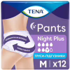 Подгузники для взрослых Tena Pants Plus Night трусы ночные Размер Medium 12 шт (7322540839913_7310361167124) - Image 1