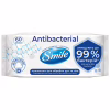 Вологі серветки Smile Antibacterial з Д-пантенолом 60 шт. (4823071621044/4823071656435) - Image 1