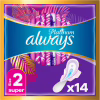 Гигиенические прокладки Always Platinum Super (Размер 2) 14 шт. (8001090444998) - Image 1