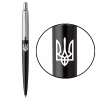 Ручка кулькова Parker JOTTER 17 UKRAINE Bond Street Black CT BP Трезубец (16232_T001w) - Image 1