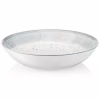 Тарілка ARDESTO Siena, 20см, порцеляна, біло-сірий (AR2920SW) - Image 1