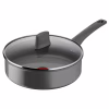 Сотейник Tefal Renewal, 24см, алюміній, бакеліт, скло, сірий (C4263243) - Image 1