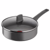 Сотейник Tefal Renewal, 24см, алюміній, бакеліт, скло, сірий (C4263243) - Image 1