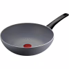 Сковорода Tefal ВОК Halo 28 см, алюміній, бакеліт, сірий (C3121953) - Image 1