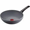 Сковорода Tefal ВОК Halo 28 см, алюміній, бакеліт, сірий (C3121953) - Image 1