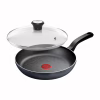 Сковорода Tefal So'' Light 26 см, алюміній, бакеліт, скло, чорний (H0560542_SET) - Image 1