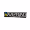 Рамка номерного знака CarLife пластик з об'ємними літерами NISSAN (2штт) (24-013) - Image 1