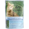 Влажный корм для кошек Carpathian Pet Food с телятиной и уткой в соусе 100 г (4820111141364) - Image 1