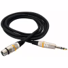 Мікрофонний кабель RockCable Microphone Cable - XLR (f) / TRS Jack 3m (RCL 30383 D6 F BA) - Image 1