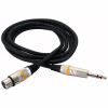Микрофонный кабель RockCable Microphone Cable - XLR (f) / TRS Jack 3m (RCL 30383 D6 F BA) - Image 1