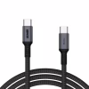 Дата кабель USB-C to USB-C 1.0m PD 100W black-grey Armorstandart (ARM69370) - Image 1