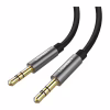 Кабель мультимедійний 3.5mm M to 3.5mm M 1.5m AV119 black Ugreen (10734) - Image 1