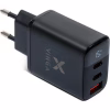 Зарядний пристрій Vinga 2xUSB-C PD30W + USB-A QC30W Display 30W Max (VCR30ACCDB) - Image 1