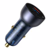 Зарядний пристрій Baseus USB + USB-C QC3.0 65W Particular Digital Display gray (CCKX-C0G) - Image 1