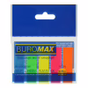 Стикер-закладка Buromax Plastic bookmarks 45x12mm, 5*25шт, neon (BM.2302-98) - Image 1