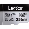 Карта пам'яті Lexar 256GB microSDXC class 10 UHS-I U3 V30 A2 Professional Silver (LMSSIPL256G-BNANG) - Image 1