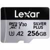 Карта пам'яті Lexar 256GB microSDXC class 10 UHS-I U3 V30 A2 Professional Silver (LMSSIPL256G-BNANG) - Image 1